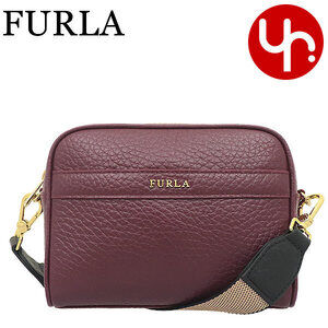 FURLA burgundy Red Bag Avril Leather Crossbody